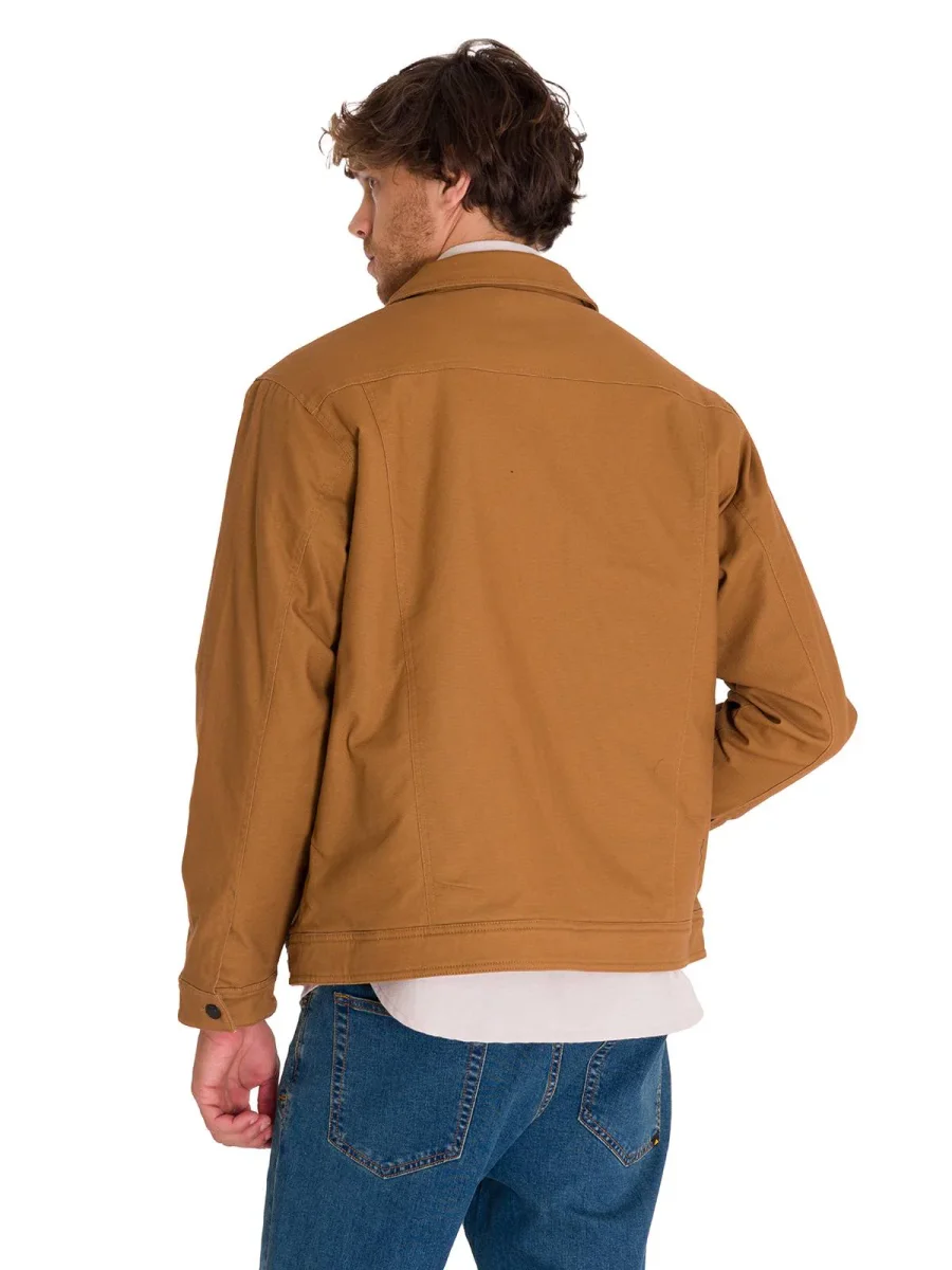 Chaqueta Manga Larga Hombre Trucker Bronce Cat - Imagen 4