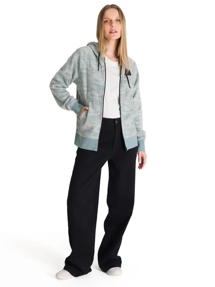 Polerón Unisex Microfleece Full Zip Azul CAT - Imagen 6