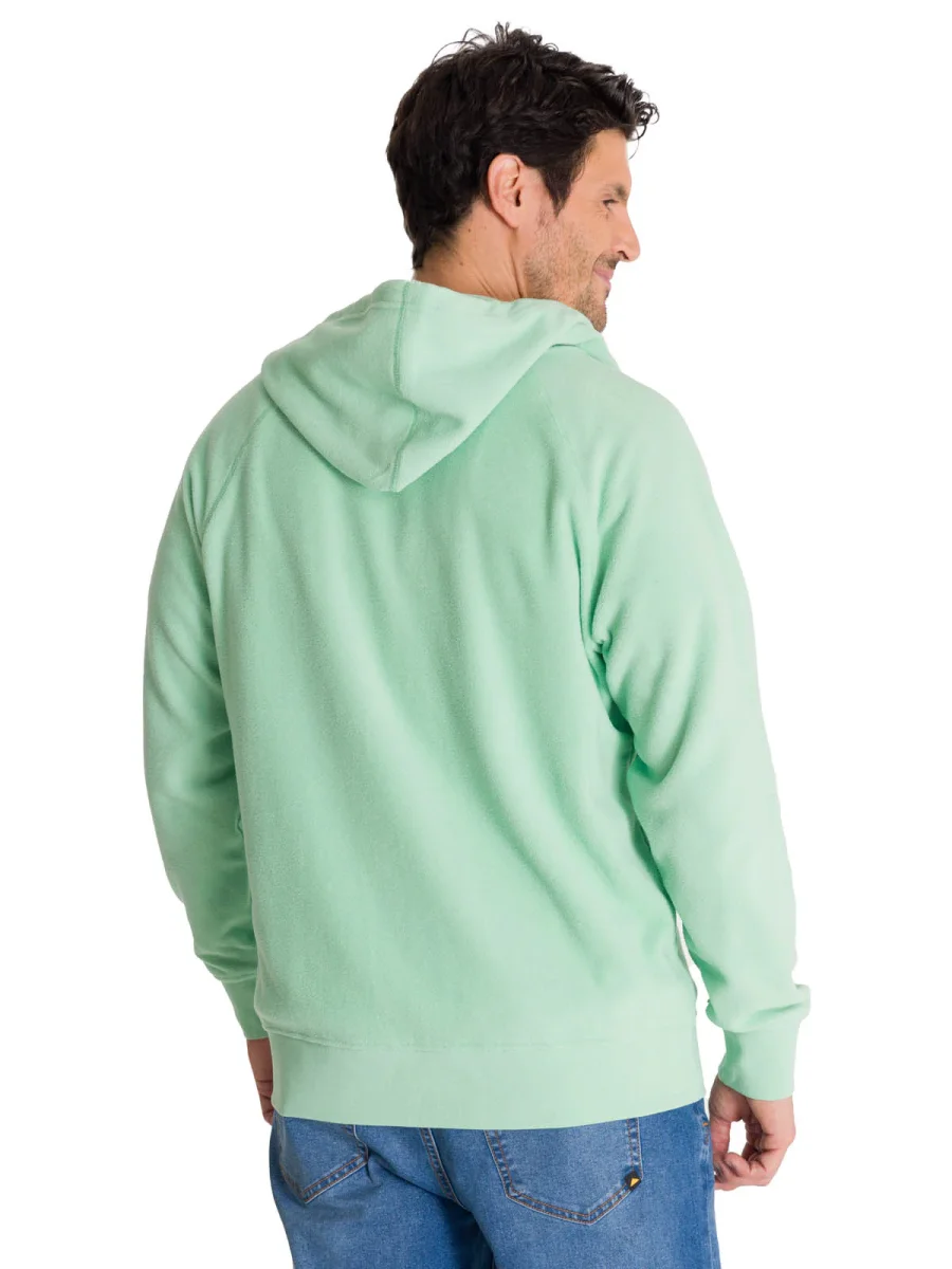 Polerón Unisex Microfleece Full Zip Verde CAT - Imagen 6