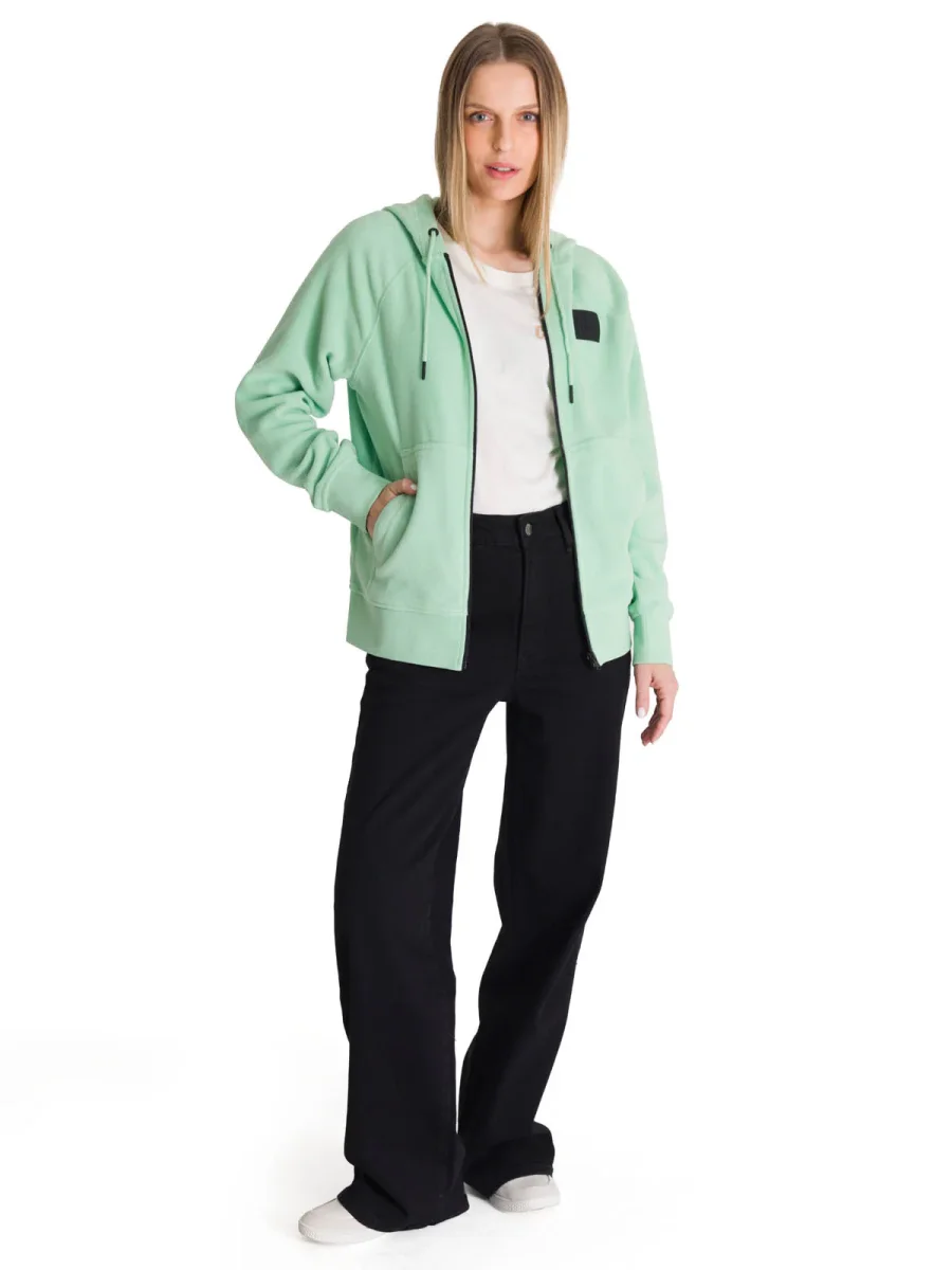 Polerón Unisex Microfleece Full Zip Verde CAT - Imagen 7