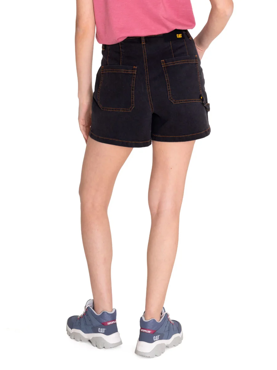 Short Casual Mujer TRIBLEND STRETCH DENIM SHORT Gris CAT - Imagen 4