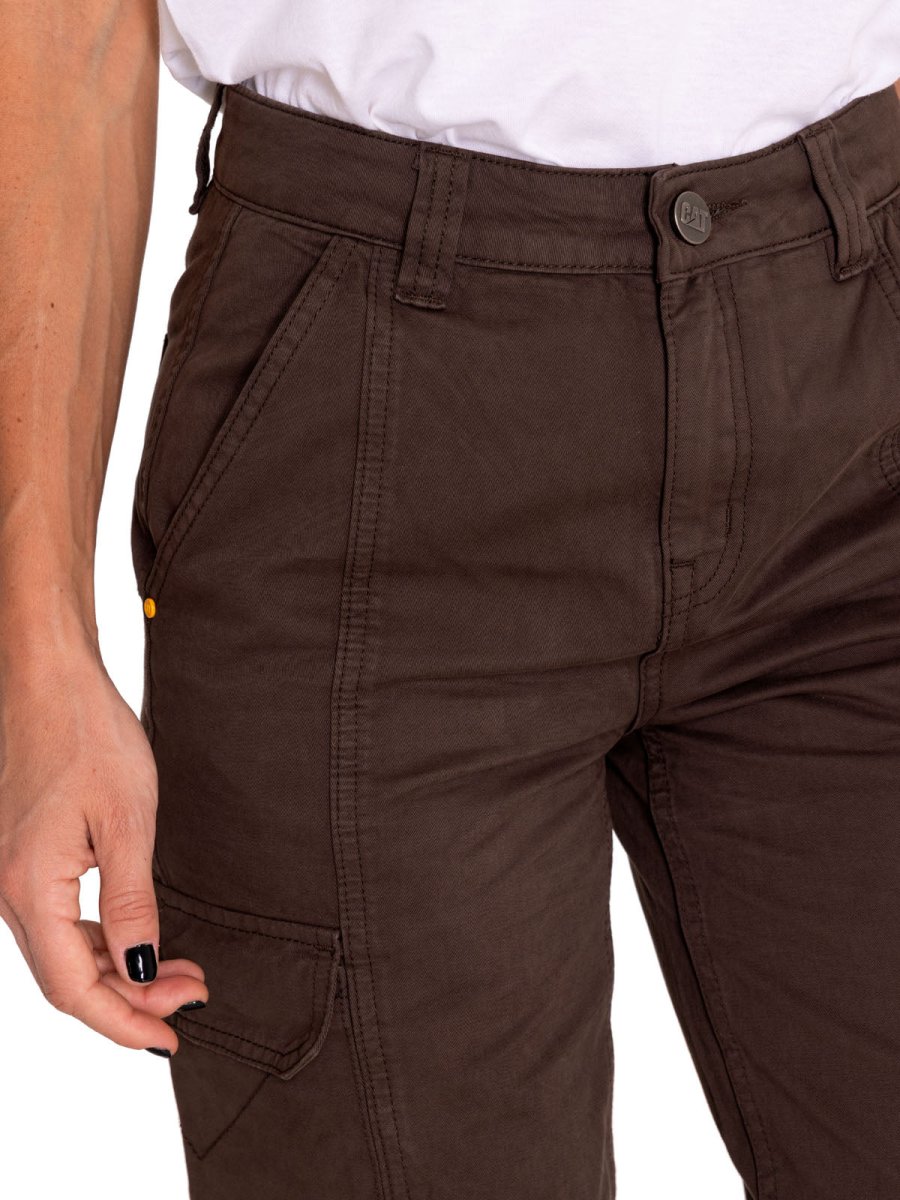 Pantalon Casual Mujer Heritage Uniform High-Rise Cargo Pant Negro Cat - Imagen 5