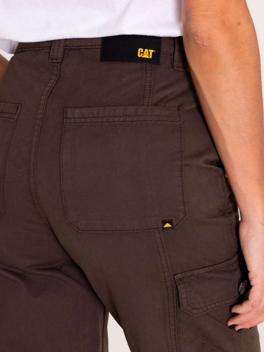 Pantalon Casual Mujer Heritage Uniform High-Rise Cargo Pant Negro Cat - Imagen 6