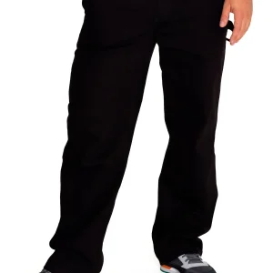 Pantalon Casual Hombre Twill Carpenter Straight Pant Negro Cat