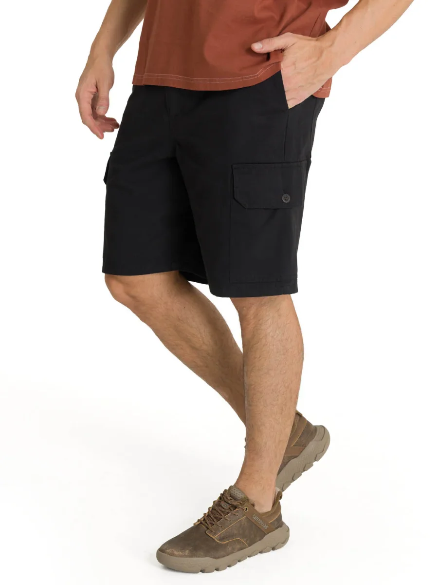 Short Hombre Cargo Negro CAT - Imagen 2