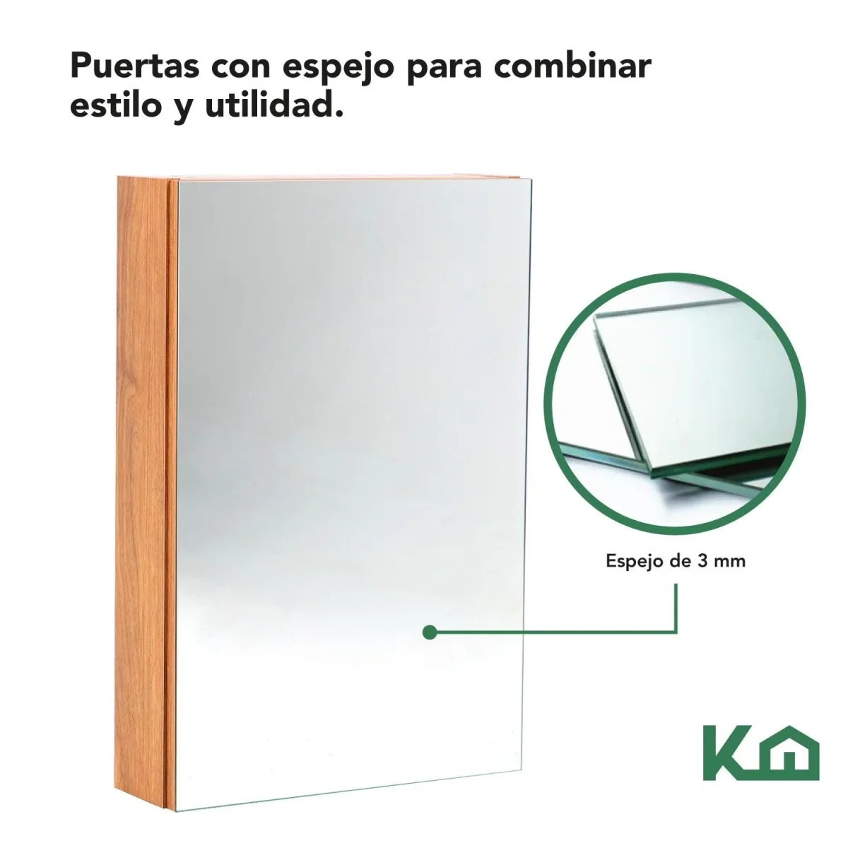 Botiquin Con Espejo Para Baño Organizador Gabinete Repisas - Imagen 6