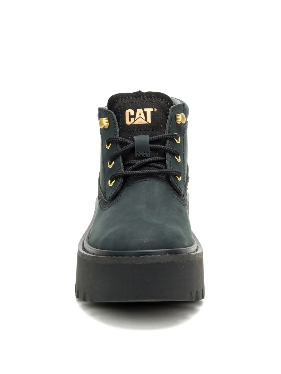 Botín Mujer Colorado Max Chukka Negro Cat - Imagen 5