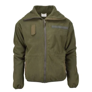 Blochl Brand Austrian Military style fleece jacket high neck full zip breathable