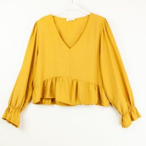 Blusa mostaza – Ouka
