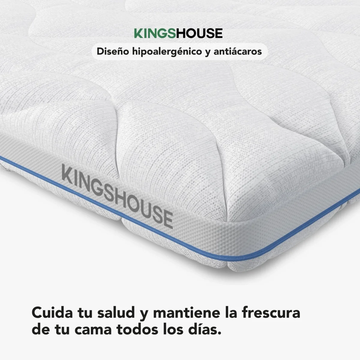 Colchón Matrimonial Espuma Alta Densidad 15 cm Ergonómico - Imagen 5