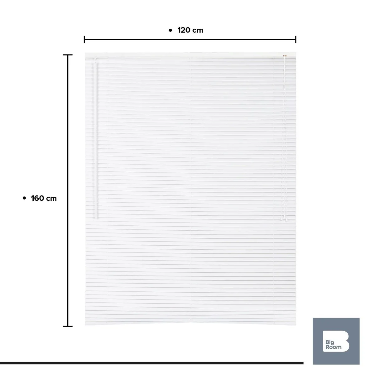 Persiana Horizontal Enrollable Pvc 160x120 Ajustable Moderna - Imagen 8