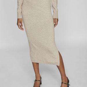 Vicomfy Midi Knit Skirt