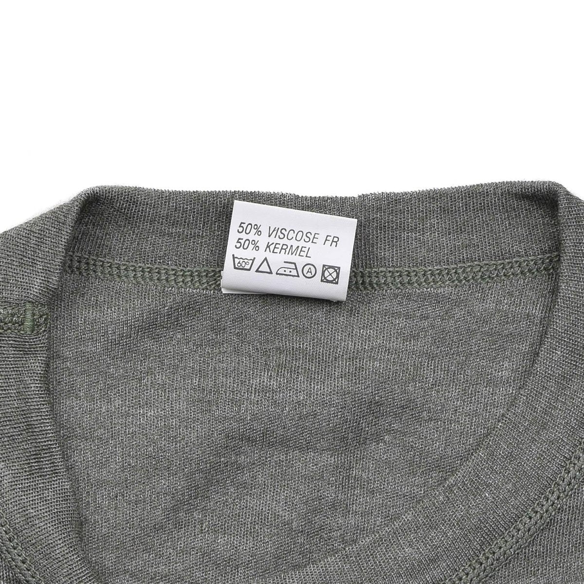 Genuine Belgian Military undershirt thermal gray jersey shirts flame resist NEW - Imagen 5