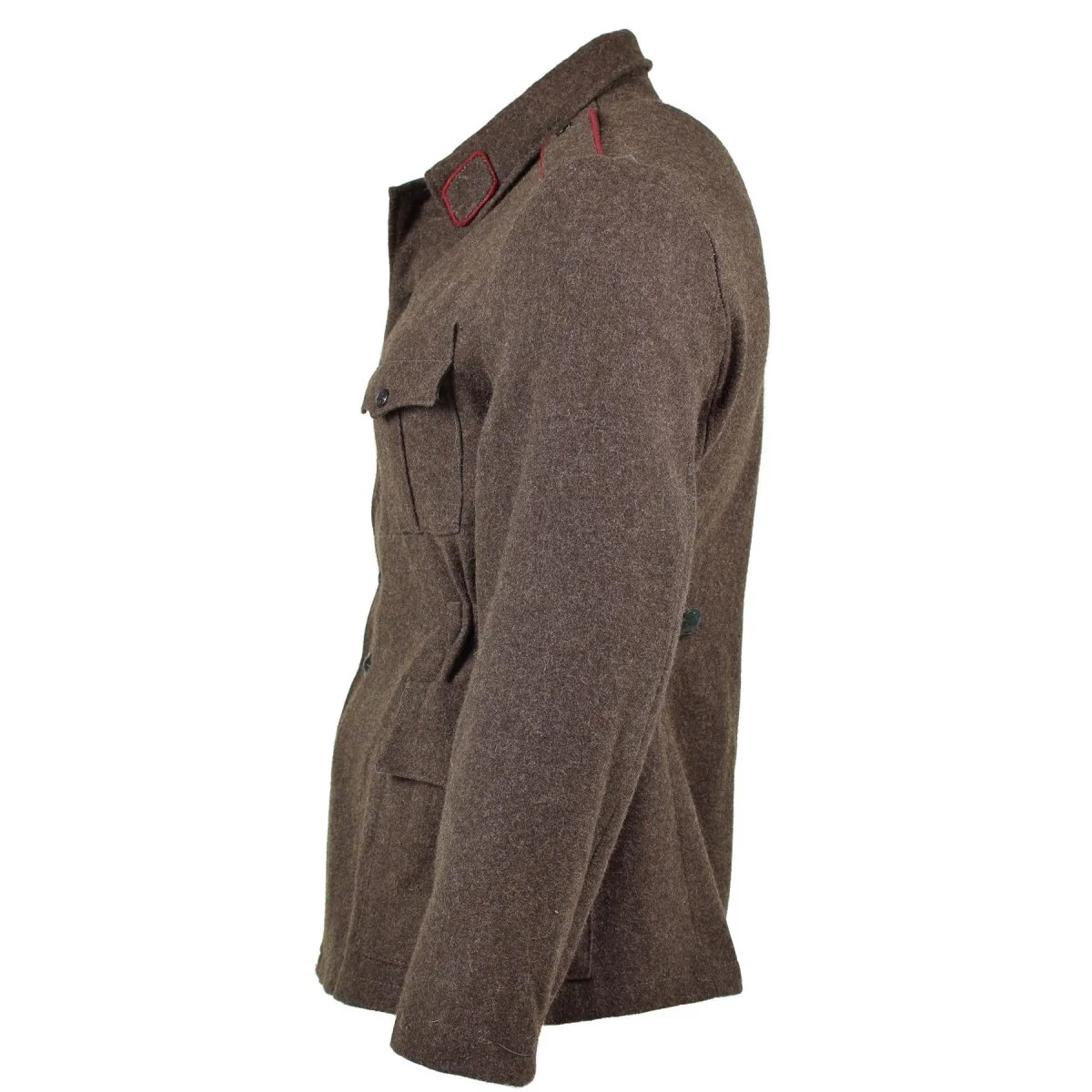 GENUINE BULGARIAN ARMY JACKET WOOL MILITARY-ISSUE SURPLUS UNIFORM GREY-BROWN - Imagen 3