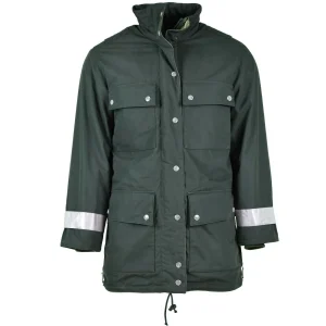 Genuine German police jacket GoreTex green waterproof BGS parka Border Guard