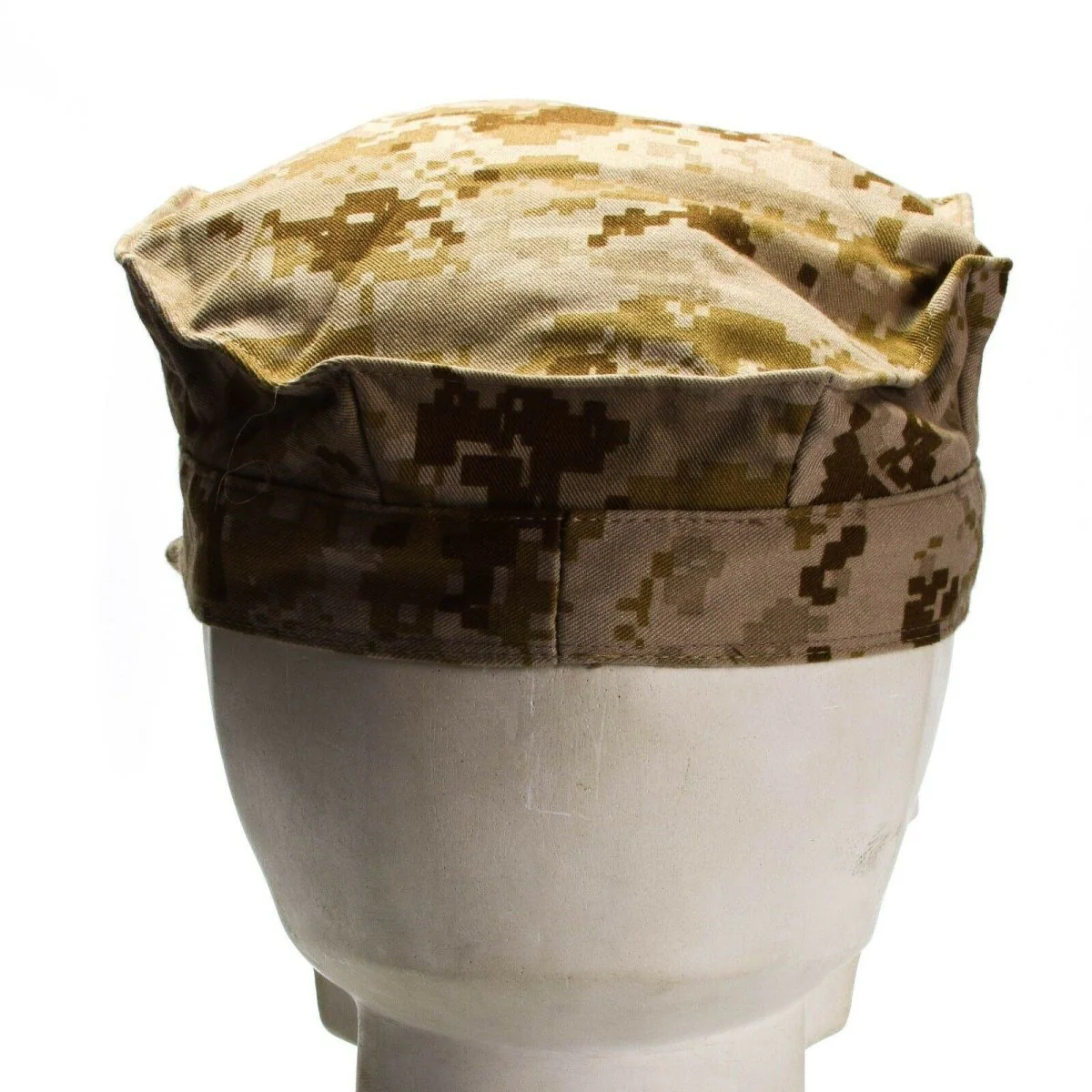 Genuine U.S army garrison cap MARPAT MC DESERT field military hat BDU patrol - Imagen 4