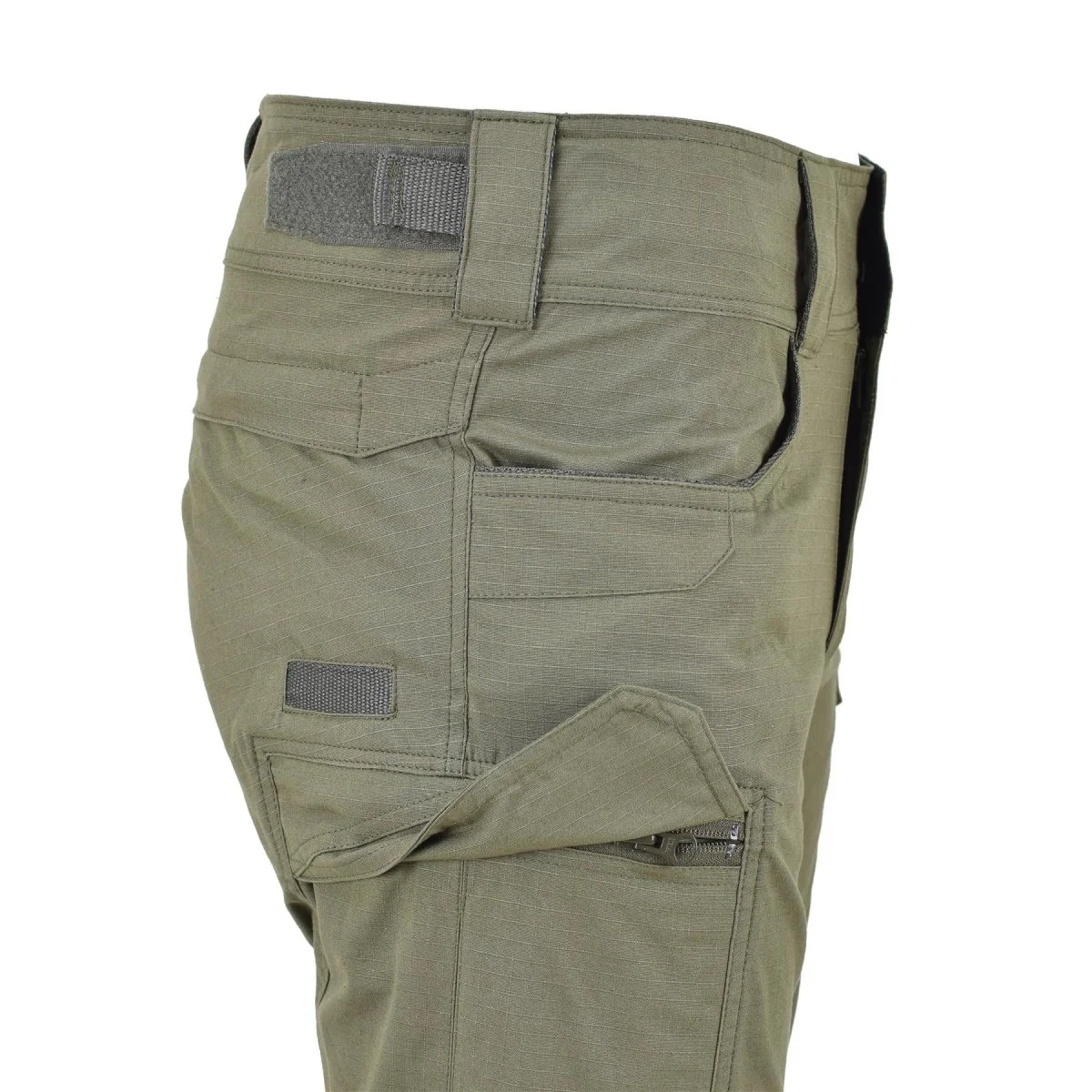 MFH Brand Military style shorts bermuda sturdy cotton ripstop olive uniform NEW - Imagen 6