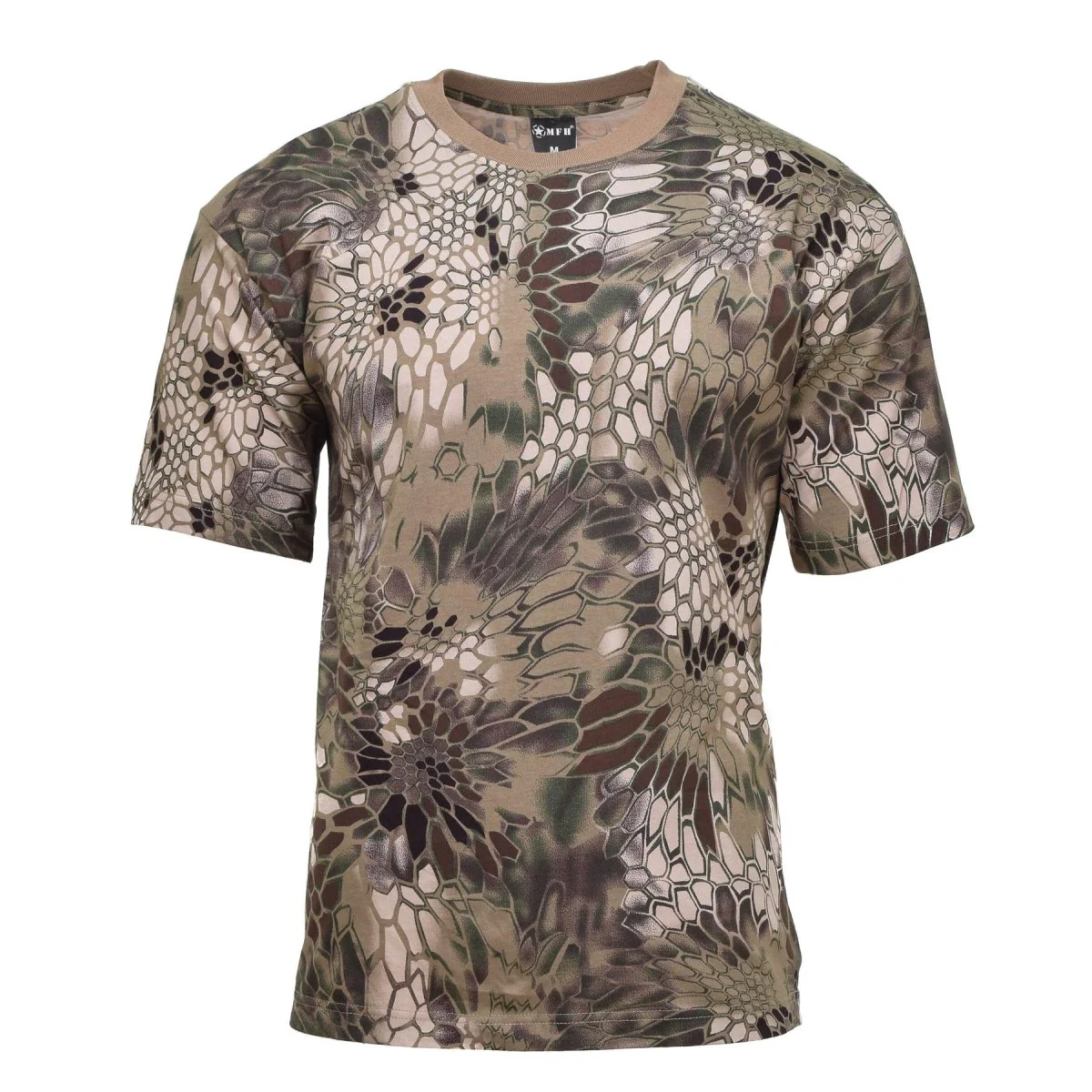 MFH Brand U.S. military T-Shirt short sleeve undershirt snake FG camo base layer - Imagen 2