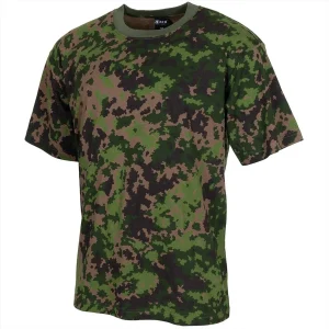 MFH U.S. Military Style T-Shirt Crew Neck Short Sleeved Finnish M05 Camo