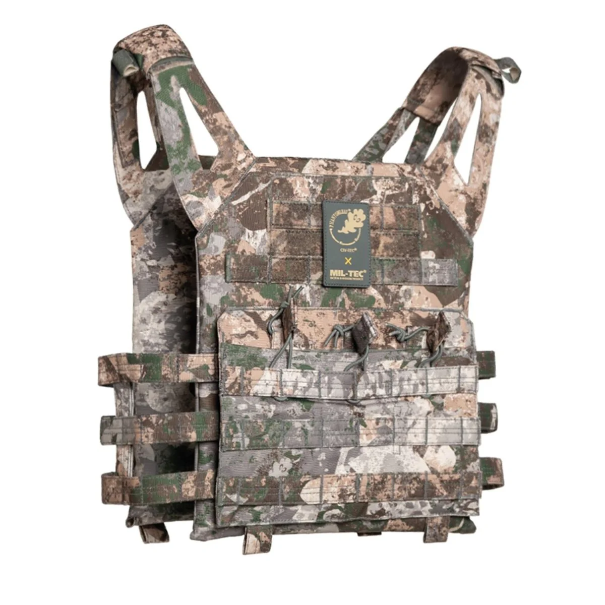 MIL-TEC army Plate carrier Gen II camouflage vest PVC coated comfortable molle - Imagen 7