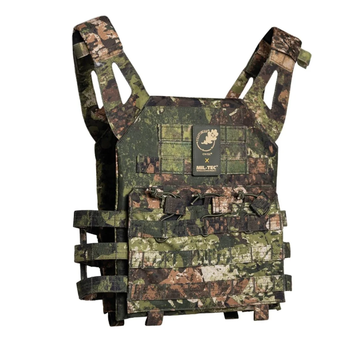 MIL-TEC army Plate carrier Gen II camouflage vest PVC coated comfortable molle - Imagen 2