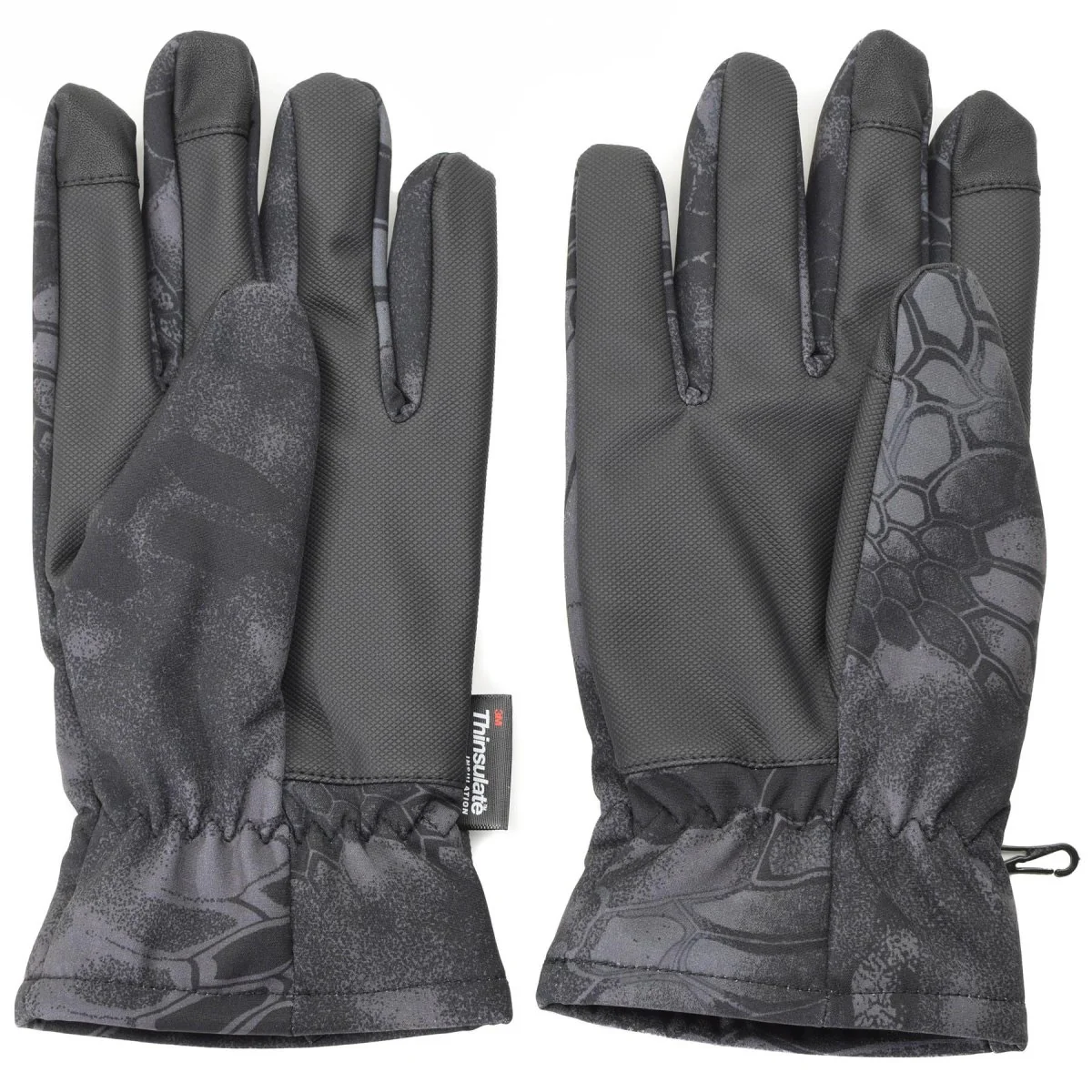 Mil-Tec Gloves Men Softshell THINSULATE™ lining Mandra Camo Winter tactical gear - Imagen 3