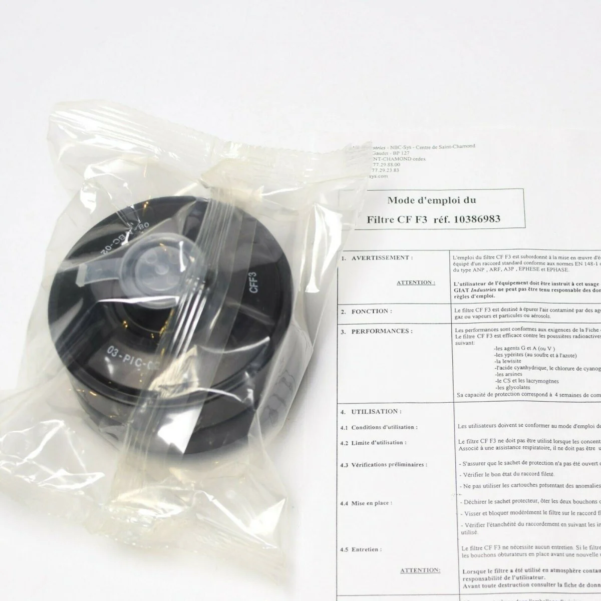 Military Gas Mask GP-5 Modern Filter CF F3 NATO Genuine respiratory NEW - Imagen 4
