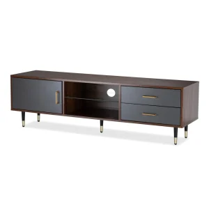 Mueble Organizador para TV 55” Tipo Cómoda Vintage MDF