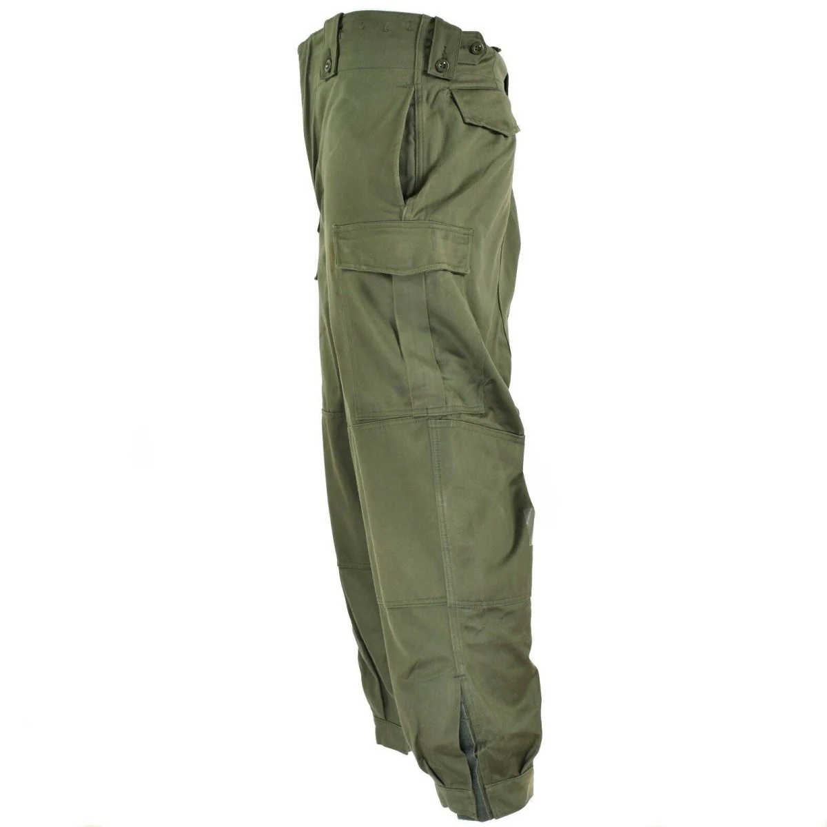 Original Belgian army field combat pants M65 olive green military pants surplus - Imagen 3