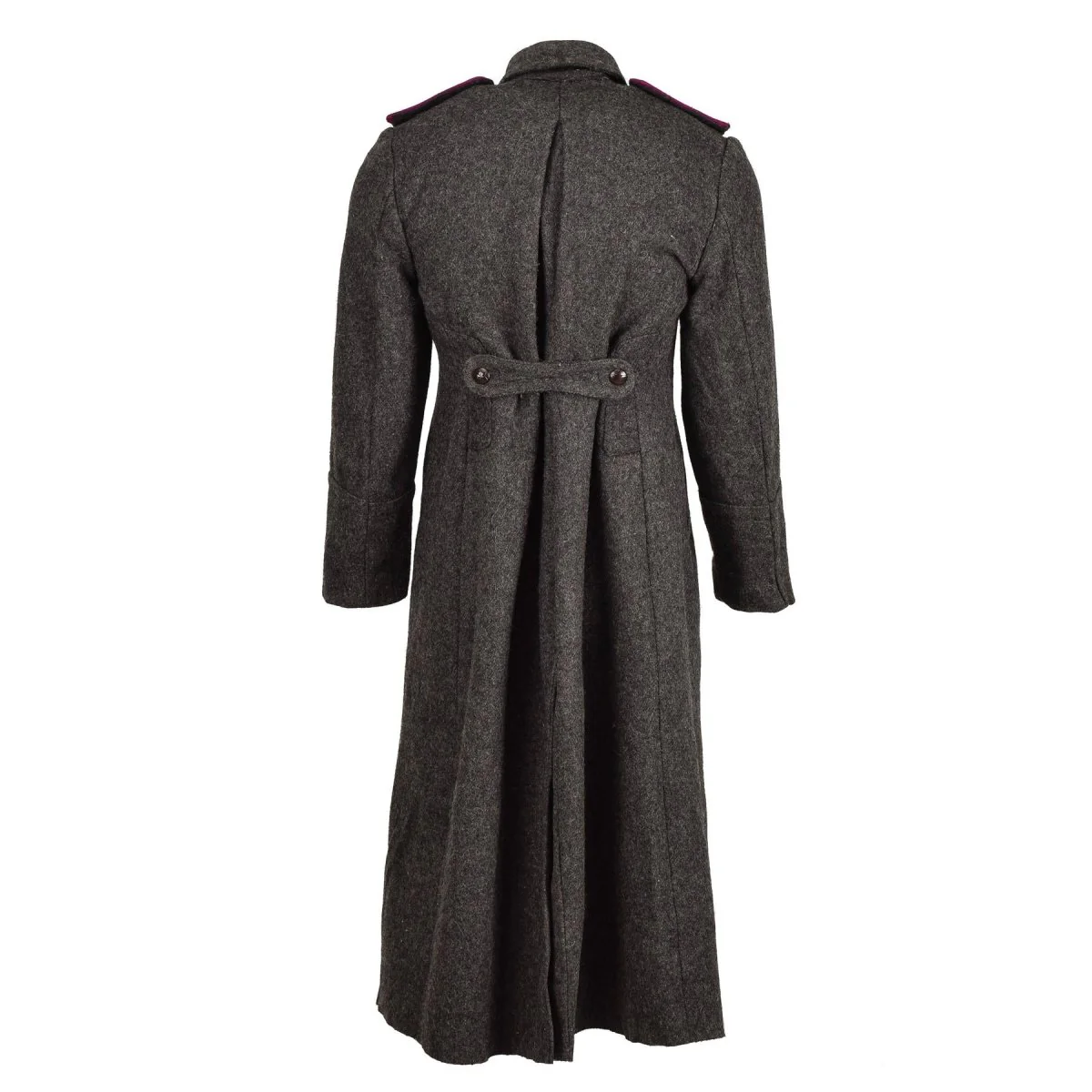 Original Bulgarian Military gray coat wool overcoat heavy winter long shinel - Imagen 3