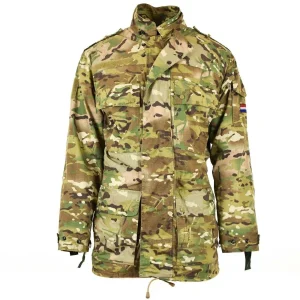 Original Dutch army field RIP STOP JACKET MULTITARN M65 military parka liner NEW