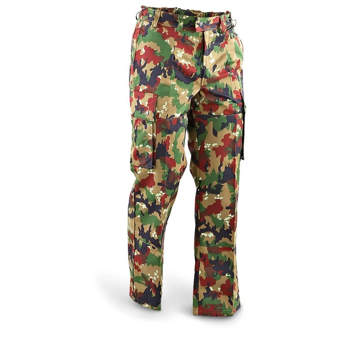 Original Swiss army pants M83 combat Alpenflage Camo field trousers Switzerland - Imagen 2