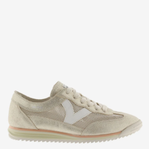 Zapatillas Saturno rejilla y serraje metalizado – Victoria